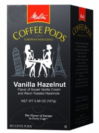 Melitta Vanilla Hazelnut Coffee Pods, 18 count (Pack of 4) Melitta Vanilla Hazelnut Coffee Pods, 18 count (Pack of 4)