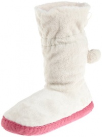 Betsey Johnson Women's Flirty Faux Fur Slipper Boot Betsey Johnson Women's Flirty Faux Fur Slipper Boot