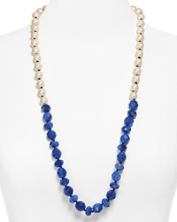 Gorgeous gobstopper gems make this kate spade new york necklace a total knockout. It's a simple shape - a classic strand - but one that packs an added punch in surprising shades. Gorgeous gobstopper gems make this kate spade new york necklace a total knockout. It's a simple shape - a classic strand - but one that packs an added punch in surprising shades.