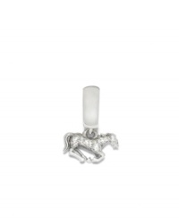 This dashing, sterling silver horse charm is sure to add a lively accent to your jewelry. Donatella is a playful collection of charm bracelets and necklaces that can be personalized to suit your style! Available exclusively at Macy's. This dashing, sterling silver horse charm is sure to add a lively accent to your jewelry. Donatella is a playful collection of charm bracelets and necklaces that can be personalized to suit your style! Available exclusively at Macy's.