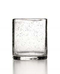 Simply stylish, this Iris double old-fashioned glass makes a splash in any setting with tiny bubbles trapped in dishwasher-safe glass. From Artland. Simply stylish, this Iris double old-fashioned glass makes a splash in any setting with tiny bubbles trapped in dishwasher-safe glass. From Artland.