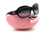 Juicy Couture Women's The Legend/S Resin Sunglasses,Black Frame/Gray Gradient Lens,one size