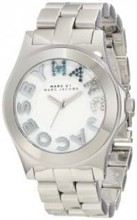 Marc by Marc Jacobs Rivera White Dial Stainless Steel Unisex Watch MBM3136 Marc by Marc Jacobs Rivera White Dial Stainless Steel Unisex Watch MBM3136