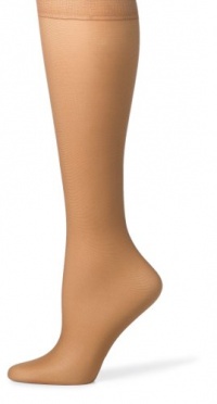 Hanes Silk Reflections Women's Silky Sheer Sandalfoot Kneehighs 6-Pack, Barely There, One Size Hanes Silk Reflections Women's Silky Sheer Sandalfoot Kneehighs 6-Pack, Barely There, One Size