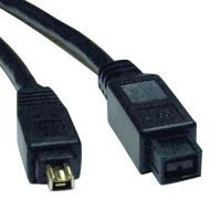 Tripp Lite F019-006 IEEE 1394b Firewire 800 Gold Hi-speed Cable, 9pin/4pin - 6 feet Tripp Lite F019-006 IEEE 1394b Firewire 800 Gold Hi-speed Cable, 9pin/4pin - 6 feet