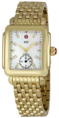 Michele Women's MWW06V000004 Deco Mother-Of-Pearl Dial Watch Michele Women's MWW06V000004 Deco Mother-Of-Pearl Dial Watch