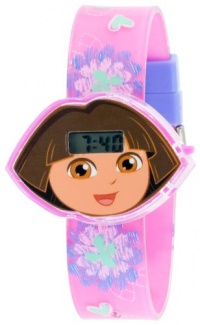 Nickelodeon Kids' DTE1012 Dora Molded Iconic Head Watch Nickelodeon Kids' DTE1012 Dora Molded Iconic Head Watch