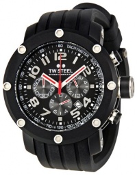 TW Steel Men's TW134 Grandeur Tech Black Rubber Strap Watch TW Steel Men's TW134 Grandeur Tech Black Rubber Strap Watch