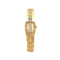 GUESS Women's W11136L1 Signature Goldtone Stainless Steel Crystal Accent Watch GUESS Women's W11136L1 Signature Goldtone Stainless Steel Crystal Accent Watch