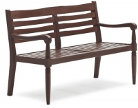 Strathwood Redonda Hardwood 2-Seater Bench, Dark Brown Strathwood Redonda Hardwood 2-Seater Bench, Dark Brown