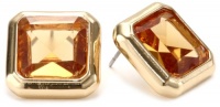Anne Klein Bernal Heights Gold-Tone Acrylic Stone Earrings Anne Klein Bernal Heights Gold-Tone Acrylic Stone Earrings