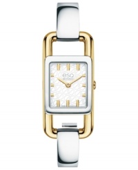 Showcase your style from a different angle with this sophisticated esQ Movado timepiece. Showcase your style from a different angle with this sophisticated esQ Movado timepiece.