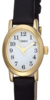 Timex Women's T2M566 Cavatina Black Leather Strap Watch Timex Women's T2M566 Cavatina Black Leather Strap Watch