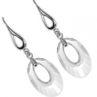 Ashley Arthur Crystal Vue .925 Silver 20mm White Helios Pendant Earrings Made with Swarovski Element Ashley Arthur Crystal Vue .925 Silver 20mm White Helios Pendant Earrings Made with Swarovski Element