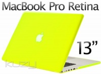 Kuzy - Retina 13-Inch HOT Neon YELLOW Crystal Hard Case Cover for Apple MacBook Pro 13.3 with Retina Display A1425 (NEWEST VERSION Release October 2012) MD212LL/A and MD213LL/A Construction Hot Yellow Kuzy - Retina 13-Inch HOT Neon YELLOW Crystal Hard Case Cover for Apple MacBook Pro 13.3 with Retina Display A1425 (NEWEST VERSION Release October 2012) MD212LL/A and MD213LL/A Construction Hot Yellow