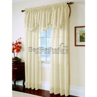 Stylemaster Elegance 60 by 108-Inch Sheer Voile Panel, Beige Stylemaster Elegance 60 by 108-Inch Sheer Voile Panel, Beige