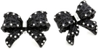 Betsey Johnson Iconic Jet Filigree Bow Stud Earrings Betsey Johnson Iconic Jet Filigree Bow Stud Earrings
