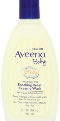Aveeno Baby Soothing Relief Cream Wash, 12 Ounce Aveeno Baby Soothing Relief Cream Wash, 12 Ounce