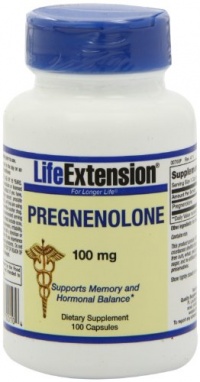 Life Extension Pregnenolone 100 Mg Capsule, 100-Count Life Extension Pregnenolone 100 Mg Capsule, 100-Count