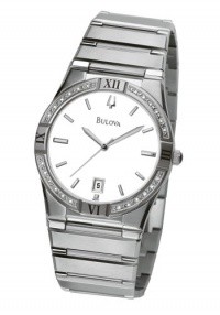 Bulova Men's 96E100 Diamond Case Calendar Watch Bulova Men's 96E100 Diamond Case Calendar Watch