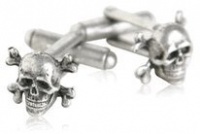 Skull & Crossbones Cufflinks - Popular by Cuff-Daddy Skull & Crossbones Cufflinks - Popular by Cuff-Daddy