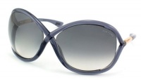 Tom Ford Whitney FT0009 Sunglasses - 0B5 Shiny Transparent Dark Gray (Gradient Dark Gray Lens) Tom Ford Whitney FT0009 Sunglasses - 0B5 Shiny Transparent Dark Gray (Gradient Dark Gray Lens)