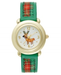 Take flight this holiday season with Charter Club's reindeer watch. Take flight this holiday season with Charter Club's reindeer watch.