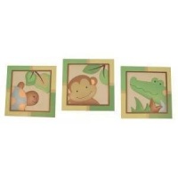 Lambs & Ivy Papagayo Wall Decor, Green Lambs & Ivy Papagayo Wall Decor, Green