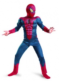 The Amazing Spider-man Movie Muscle Costume, Red/Blue, Small The Amazing Spider-man Movie Muscle Costume, Red/Blue, Small