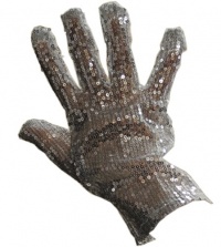 Right Handed Silver Sequin Glove Michael Jackson MJ Right Handed Silver Sequin Glove Michael Jackson MJ
