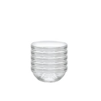 Duralex Lys 3-1/2-Inch Stackable Clear Bowl, Set of 6 Duralex Lys 3-1/2-Inch Stackable Clear Bowl, Set of 6