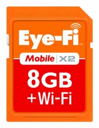 Eye-Fi 8 GB Mobile X2 SDHC Class 6 Wireless Memory Card EYE-FI-8MD Eye-Fi 8 GB Mobile X2 SDHC Class 6 Wireless Memory Card EYE-FI-8MD