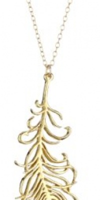gorjana Peacock Gold-Plated Large Pendant Necklace gorjana Peacock Gold-Plated Large Pendant Necklace