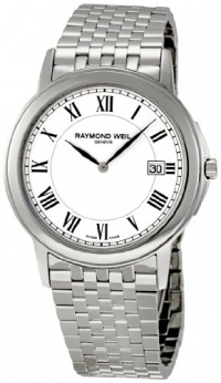 Raymond Weil Men's 5466-ST-00300 Tradition White Dial Watch Raymond Weil Men's 5466-ST-00300 Tradition White Dial Watch