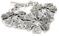 Lucky Brand Silver Floral Toggle Bracelet Lucky Brand Silver Floral Toggle Bracelet