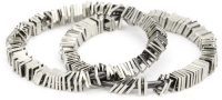 Nine West Silver-Tone and Hematite-Tone Plated Bangle Bracelet Set Nine West Silver-Tone and Hematite-Tone Plated Bangle Bracelet Set