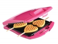 Babycakes Nonstick Waffle Maker Makes 4 Heart Waffles on Sticks Babycakes Nonstick Waffle Maker Makes 4 Heart Waffles on Sticks