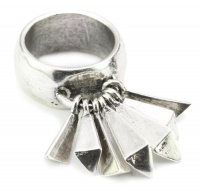 Low Luv by Erin Wasson Sterling Silver-Plated Feather Ring Low Luv by Erin Wasson Sterling Silver-Plated Feather Ring