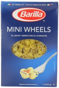 Barilla Mini Wheels, 16-Ounce Boxes (Pack of 4) Barilla Mini Wheels, 16-Ounce Boxes (Pack of 4)