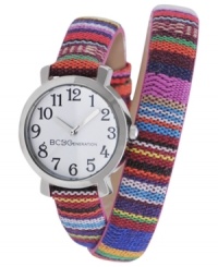 Sport some southwestern appeal with this tribal-print watch from BCBGeneration. Sport some southwestern appeal with this tribal-print watch from BCBGeneration.
