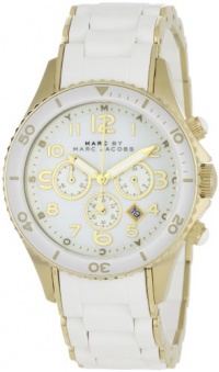 Marc by Marc Jacobs Women's MBM2546 Rock Classic Chronograph White Watch Marc by Marc Jacobs Women's MBM2546 Rock Classic Chronograph White Watch