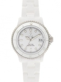 Toy Watch Quartz, White Dial with White Plasteramic Mini Bracelet - Women's Watch FLS08WH Toy Watch Quartz, White Dial with White Plasteramic Mini Bracelet - Women's Watch FLS08WH