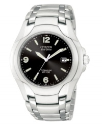 Look no further for timepiece perfection than this sleek Eco-Drive watch from Citizen. Look no further for timepiece perfection than this sleek Eco-Drive watch from Citizen.