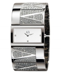 Solid sparkle with designer style: an AX Armani Exchange watch. Solid sparkle with designer style: an AX Armani Exchange watch.