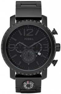 Fossil JR1303 Gage Plated Stainless Steel Watch - Black Fossil JR1303 Gage Plated Stainless Steel Watch - Black