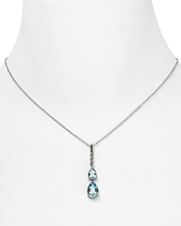 Delicate and dainty, Judith Jack's blue topaz pendant has heirloom-style elegance. Delicate and dainty, Judith Jack's blue topaz pendant has heirloom-style elegance.