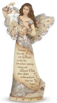 Pavilion Gift Company Elements 9-Inch Sympathy Angel Holding Star, Stars in the Sky Pavilion Gift Company Elements 9-Inch Sympathy Angel Holding Star, Stars in the Sky
