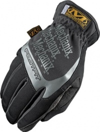 Mechanix Wear MFF-05-009 Fast-Fit Gloves, Black, Medium