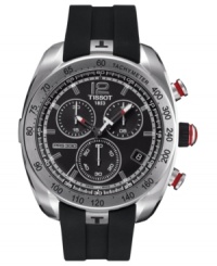 A sporty PRS330 collection watch from Tissot built with chronograph precision. A sporty PRS330 collection watch from Tissot built with chronograph precision.