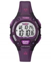 Pace yourself in style with this 30-lap Ironman digital watch from Timex. Pace yourself in style with this 30-lap Ironman digital watch from Timex.